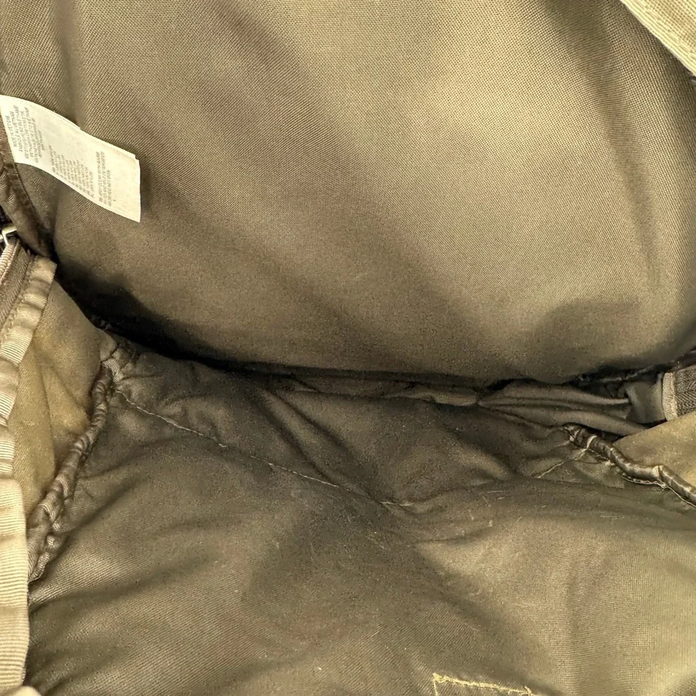 The North Face Surge II Backpack Mens OS Olive Green Laptop Daypack Hiking Read
